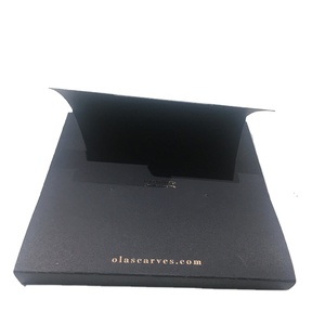 Rẻ Hơn Tùy Chỉnh Thiết Kế Hộp Phong Bì Màu Đen Chiếc Khăn Hộp Bao Bì Cho Quà Tặng - Product Image 2