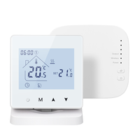 Termostato Inalámbrico RF RKHK con Contacto Seco Flexible para Sistema de Calefacción de Caldera a Gas, Control Flexible