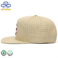 2026 Nieuw ontwerp op maat gemaakte hiphop flat brim baseballcap met ademende gaten, verstelbare achterkant, voor heren, sport, golf, met aangepast logo