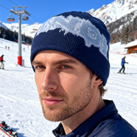 Bonnet réversible en acrylique jacquard Y2K personnalisé pour homme et femme, motif graphique streetwear, style bonnet court ou casquette de plage