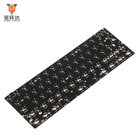 Teclado retroiluminado con cable para videojuegos, placa de circuito de teclado mecánico, color negro RGB, 104 kyes, intercambio en caliente