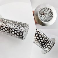 Filtre à liquide en maille d'acier inoxydable 304 avec bride, efficacité de 99 %, tailles personnalisées, 1 pièce