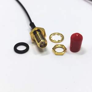 Suministro de fábrica Sma hembra Jack Bulkhead impermeable a U.FL Ufl 1,37mm de longitud 150mm Jumper Cable Assembly Pigtail en Stock ROHS - Product Image 4