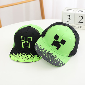 Gorra <span class=keywords><strong>de</strong></span> Béisbol Infantil <span class=keywords><strong>de</strong></span> <span class=keywords><strong>Minecraft</strong></span> con Diseño <span class=keywords><strong>de</strong></span> <span class=keywords><strong>Creeper</strong></span>, PVC, Primavera/Otoño, Nueva Llegada, Visera Protectora Solar para Bebés - Product Image 2