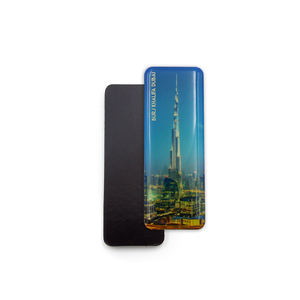 Imán de resina 3D para nevera de playa, Impresión de paisaje personalizado, Isla, recuerdos, Hawái, Maldivas, Océano, naranja - Product Image 3