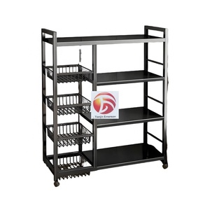 Étagère en acier inoxydable réglable, découpe laser, pliage, soudage, étagère de rangement en acier, étagère à <span class=keywords><strong>vin</strong></span> en acier inoxydable personnalisée - Product Image 1