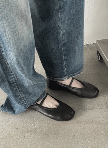 <span class=keywords><strong>Ballerine</strong></span> Minimaliste da Donna con Punta Divisa, Cinturino Elastico Singolo, in Morbida Pelle, Slip-on, Stile Cottagecore, per Uso Quotidiano e Urbano - Product Image 2