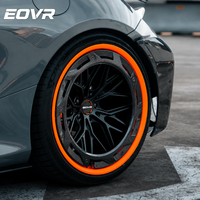 Rines EVOR Forjados de Fibra de Carbono Personalizados, Diseño Cóncavo Profundo, 5x114.3 5x120 5x130 5x127, 19 20 21 22 Pulgadas para Mercedes Audi C8 C6 GTR
