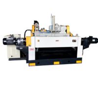 Dégauchisseuse à bois entièrement automatique sans broche, contrôlée par PLC, entraînée par moteur, haute précision, 37,5 kW, 53 m/min, pour contreplaqué