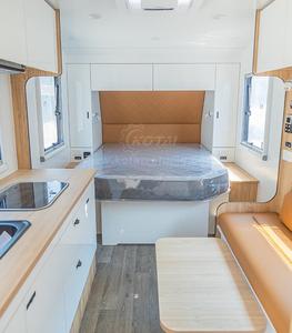 Autocaravanas de Lujo para Parejas, Remolque de Viaje de Fibra de Vidrio, Doble Eje, Caravana Todoterreno 4x4 con Baño Separado - Product Image 6