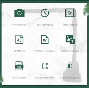 Escáner de Libros Automático de Alta Velocidad, Escáner de Documentos Portátil, Cámara de Documentos A3 - Product Image 3