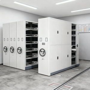 Tủ Hồ Sơ Di Động Số Lượng Lớn Bằng Thép Kim Loại Mật Độ Cao Hệ Thống Lưu Trữ Di Động Để Lưu Trữ - Product Image 1