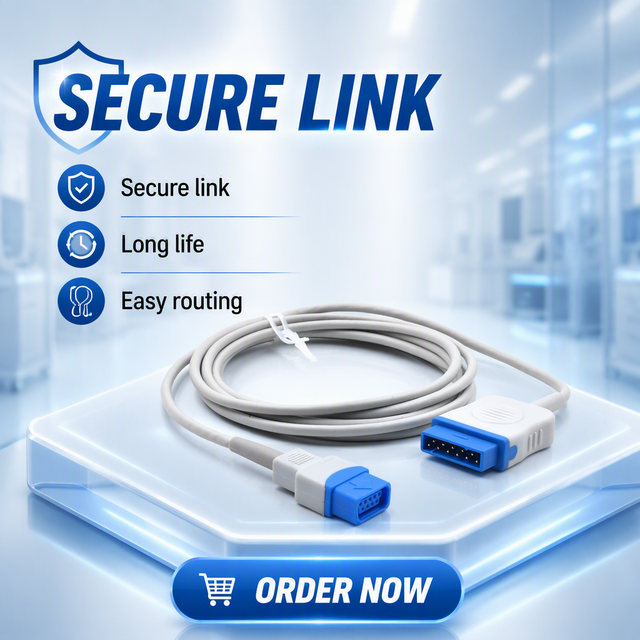 Compatible with Datex Ohmeda ProCare B20 SpO2 Sensor Extension Cable ProCare B20 2.2M Spo2 Adapter Cable for Hospital Use