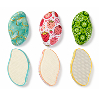 Lime à pieds portable en verre nano en forme de mangue, impression personnalisée, épilateur indolore, vente chaude