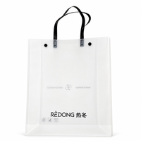 Sac en plastique transparent recyclable QH pour fleurs, cadeaux, emballage de roses imperméable, sacs en plastique avec poignée