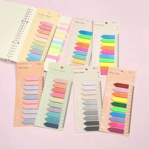 Juego de Notas Adhesivas con Códigos de Color, Pestañas de Índice de Colores Vivos, Blocs de Notas para Escribir y Marcar, Suministros Esenciales para Oficina y Estudio - Product Image 1