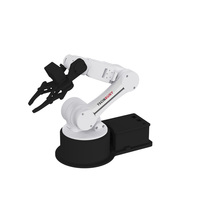 Tscinbuny ZYC0249 Brazo Robótico de Enseñanza Maestro-Esclavo de 6 Grados de Libertad, Servo Totalmente Metálico, Mecánico, Programable, Enseñanza Paso a Paso DH