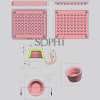 Machine à mini-tartes portugaises et à tartelettes au fromage pour usage hôtelier, presse à cupcakes et à biscuits pour la préparation de collations