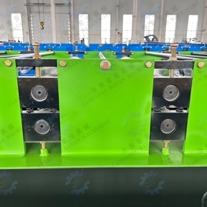 เครื่องขึ้นรูปเหล็กม้วน CANGZHOU HAUAN MACHINERY ขนาดความกว้างป้อนวัสดุ 1250 มม. ความหนา 0.8-2.0 มม. สำหรับทำกระเบื้องเหล็กเคลือบสีสำหรับหลังคา - Product Image 3