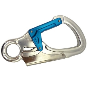 A722-1 Mosquetón de aluminio forjado con ojo captivo y cierre de doble acción para escalada en roca y aparejos de acceso por cuerda - Product Image 4