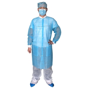 Áo Khoác Phòng Thí Nghiệm PP Polypropylene Dùng Một <span class=keywords><strong>L</strong></span>ần Áo Khoác Phòng Thí Nghiệm Vải Không Dệt Dùng Một <span class=keywords><strong>L</strong></span>ần Nhiều Màu Có Móc Và Vòng - Product Image 6