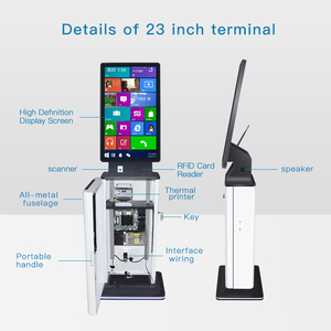 Información de la impresora de pantalla táctil <span class=keywords><strong>hotel</strong></span> check en al aire libre está Cajero Automático máquina de auto-servicio - Product Image 3