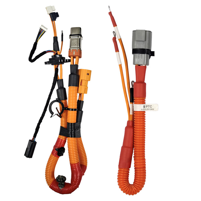 New Energy Vehicle High-Voltage Copper Core Cable Harness Customization Electric Bus Power Control System Automobile Motorcycle