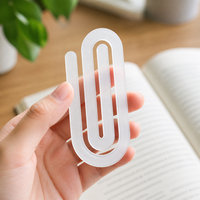 Marque-pages en acrylique vierges pour sublimation, porte-pages portables pour la lecture quotidienne, les notes et les cadeaux souvenirs, accessoire de lecture