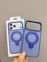 Coques de téléphone portable personnalisées antichoc en TPU+PC givré mat de luxe avec support magnétique multi-couleurs BQC, vente en gros d'usine