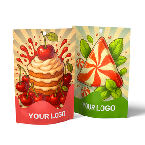 ถุง Mylar แบบมีซิปพิมพ์ลายได้ตามต้องการถุงแบบตั้งมีซิปสำหรับเก็บคุกกี้เหนียวบรรจุภัณฑ์พลาสติกพิมพ์ดิจิตอลเกรดอาหาร - Product Image 4