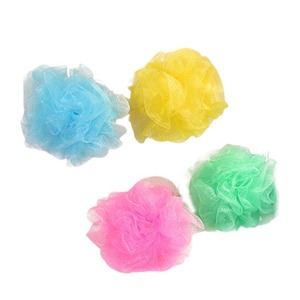 Esponja de baño colorida, estropajo de baño multicolor, toalla de baño, estropajo para la espalda, flor de baño, productos de baño espumosos para limpieza 10g - Product Image 5