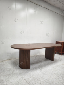 <strong>High</strong> <strong>End</strong> Hot Design Solid Wood <strong>Dining</strong> <strong>Table</strong> Indoor <strong>Dining</strong> Room Furniture Customized Size - Product Image 4