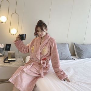 <span class=keywords><strong>Albornoz</strong></span> de lujo de invierno, bata de baño bonita, Pijama de Felpa, Pijama <span class=keywords><strong>Polar</strong></span>, ropa de dormir de una pieza, bata de <span class=keywords><strong>mujer</strong></span>, pijamas de lana para <span class=keywords><strong>mujer</strong></span> - Product Image 5