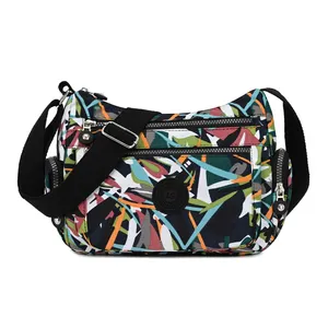 Borsa a tracolla Casual da donna in tessuto stile rurale borsa impermeabile in Nylon per tutti i giorni o borsa a tracolla da viaggio per lo Shopping da donna