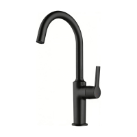 Robinet de cuisine moderne minimaliste en laiton, mitigeur chaud-froid, monocommande avec douchette extractible pour vaisselle et légumes