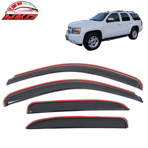 Déflecteurs de vitres pour Chevrolet Tahoe 07-14 et GMC Yukon, protection contre la pluie, montage encastré - Product Image 1
