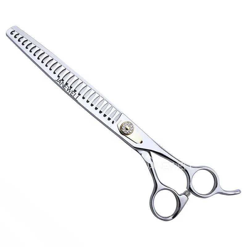 Sharp blade dog scissors 7.5 inch straight chunker scissors hot sell chunker for pet grooming