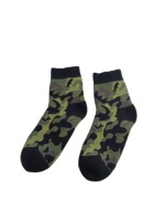 DIBEIREN Chaussettes de Pêche Imperméables à la Cheville Camouflage Impression à 360 Degrés Légères Coussinées Saison d'Hiver Motif 3D Bas