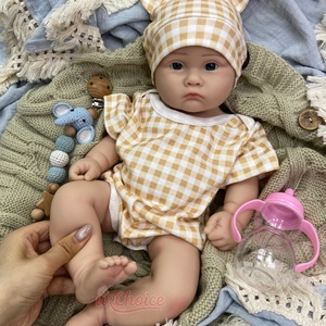 Muñecas Reborn de Silicona Platino de 45cm, Realistas, con Venas en la Piel, Hechas a Mano, con Mejillas Rellenas, Muñeca Coleccionable, Regalo para Niñas - Product Image 2