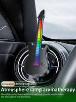 Forme de guitare pour voiture Rafraîchisseur d'air Musique Atmosphère Rythme Léger Parfum Aromathérapie Sortie de guitare pour voiture Aromathérapie