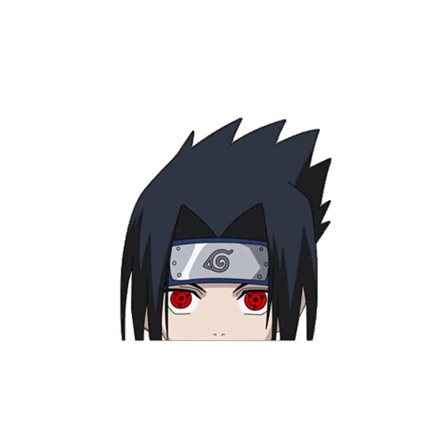 Diseños del animado del asesino 3D del demonio de Kakashi Naruto Itachi Sasuke de las etiquetas del coche de la etiqueta engomada del animado para la ventana de la etiqueta engomada del coche