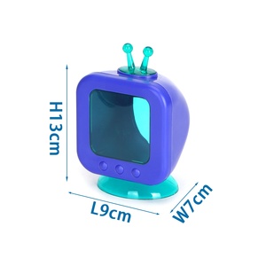 Maison pour hamsters en forme de téléviseur, design attrayant, espace intérieur confortable, idéale pour un abri et un lieu de jeu. - Product Image 1