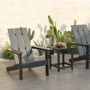 Thiết kế hiện đại HDPE adirondack Ghế Bàn cà phê cho vườn biệt thự hồ bơi phong cách Mỹ ếch ghế - Product Image 1
