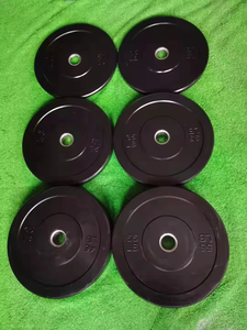 Fitness Olymp Gym Placas de competición de pesas Estándar KG Calibrado Levantamiento de pesas Parachoques <span class=keywords><strong>Power</strong></span> Powerlifting Placa de goma - Product Image 6