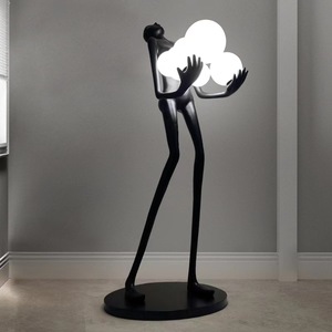 Lampe de sol sculpturale <span class=keywords><strong>LED</strong></span> moderne de style humanoïde pour salon extérieur, vente en gros - Product Image 5