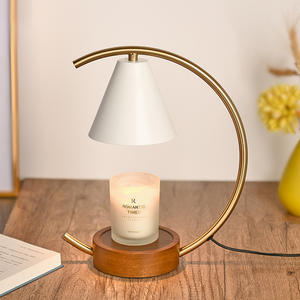 Abat-jour moderne personnalisable <span class=keywords><strong>bougie</strong></span> chauffe-lampe avec gradateur minuterie 2 ampoules chauffe-<span class=keywords><strong>bougie</strong></span> lampe pour la décoration intérieure aromathérapie - Product Image 6