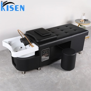 เตียงสระผมแบบนอน ยี่ห้อ Kisen รุ่นยอดนิยม พร้อมอ่างน้ำสำหรับทำสปาและบำบัดด้วยน้ำ - Product Image 6