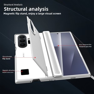 เคสโทรศัพท์ Samsung TripFold แบบเต็มตัว ป้องกันรอยขีดข่วน ลายจุด พร้อมขาตั้งแบบพับได้ - Product Image 3