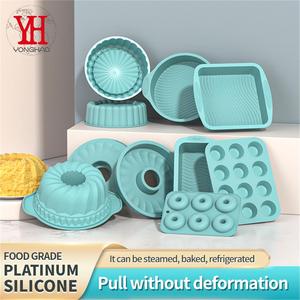 Molde Circular de Silicona para Pasteles, Varios Tamaños, Bandeja para Hornear DIY, Molde para Muffins de <span class=keywords><strong>Cumpleaños</strong></span>, Varios Tipos de Pasteles, Venta al por Mayor de Fábrica - Product Image 1