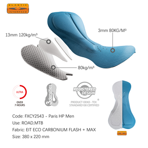 Pantaloncini <span class=keywords><strong>da</strong></span> Ciclismo Darevie per Uomo, Colore Nero, con Imbottitura EIT Italiana, Pantaloni <span class=keywords><strong>da</strong></span> Bici per Attività all'Aperto - Product Image 6